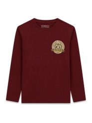 Guess Bluzka L6YI08 K3717 Bordowy Regular Fit. Czerwone t-shirty i koszulki chłopięce Guess, z aplikacjami, z bawełny, bez kołnierzyka, bez ramiączek. Za 94.99 zł.