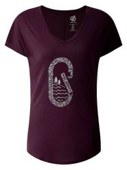 Dare 2b Koszulka sportowa "Serene Tee" w kolorze fioletowym rozmiar: 34. Różowe koszulki sportowe damskie Dare 2b, bez wzorów, z wiskozy, bez ramiączek, outdoorowe. Za 52.67 zł.