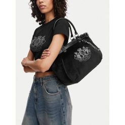 Torebka Juicy Couture. Czarne torebki klasyczne damskie Juicy Couture, bez dodatków. Za 449.99 zł.