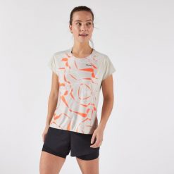 Koszulka do biegania damska Kiprun Run 900 Light Replika Obvious. Brązowe koszulki damskie KIPRUN, l, bez wzorów, z elastanu, bez kołnierzyka, bez ramiączek. Za 149.99 zł.