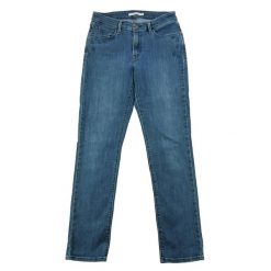 Levi Strauss damskie jeansy skinny mid waist. Niebieskie jeansy damskie Levi's. Za 127.76 zł.