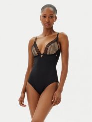 BOSS Body Eyelet 50540430 Czarny. Czarne body i gorsety Boss, bez wzorów, z syntetyku. Za 269.99 zł.