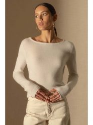 Perfect Cashmere Kaszmirowy sweter "Megan" w kolorze beżowym rozmiar: XL. Brązowe swetry klasyczne damskie Perfect Cashmere, xl, z kaszmiru, bez kołnierzyka. Za 289.43 zł.