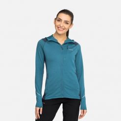 Bluza damska VIKING Birger Lady rozpinana z kapturem. Niebieskie bluzy damskie Viking, l, bez wzorów, z elastanu, z kapturem. Za 349.90 zł.