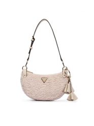 Guess Torebka Katie HWWG22 53180 Kremowy. Białe torebki klasyczne damskie Guess, z materiału, bez dodatków. Za 494.99 zł.