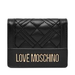 Portfel LOVE MOSCHINO. Czarne portfele damskie Love Moschino, bez wzorów. Za 399.99 zł.