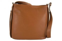 Listonoszka skórzana BARBERINI'S j. brązowa 770-12. Brązowe shopper bag bez wzorów, ze skóry, na ramię, duże, bez dodatków. Za 319.99 zł.