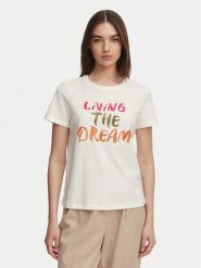 Vero Moda T-Shirt Jida 10340948 Biały Regular Fit. Białe t-shirty damskie Vero Moda, s, bez wzorów, z bawełny, bez kołnierzyka. Za 69.99 zł.