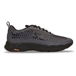 Buty do chodzenia damskie Salming Greyhound. Szare obuwie sportowe damskie Salming, z materiału, bez zapięcia, trekkingowe. Za 574.00 zł.