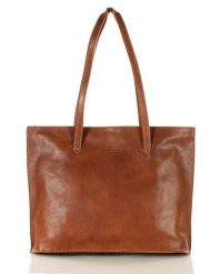Shopperka biznesowa MARCO MAZZINI brązowa 420a. Brązowe shopper bag bez wzorów, ze skóry, duże, bez dodatków. Za 474.05 zł.