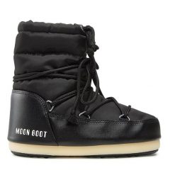 Śniegowce Moon Boot. Czarne śniegowce damskie Moon Boot, z nylonu. Za 799.99 zł.