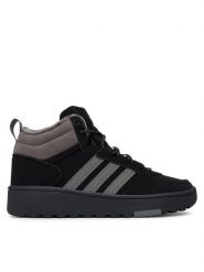 Adidas Sneakersy Hoops 4.0 Mid Shoes Kids JQ7903 Czarny. Czarne buty sportowe chłopięce Adidas, ze skóry, bez zapięcia. Za 239.99 zł.