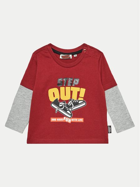 Original Marines Bluzka DEA0653NM Czerwony Regular Fit. Czerwone t-shirty i koszulki chłopięce Original Marines, bez wzorów, z bawełny, bez kołnierzyka, bez ramiączek. Za 59.99 zł.