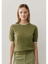 More & More Sweter w kolorze khaki rozmiar: 38. Brązowe swetry klasyczne damskie More & More, bez kołnierzyka. Za 158.10 zł.