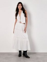 Apricot Spódnica w kolorze białym rozmiar: L. Białe spódnice damskie Apricot, na co dzień, l, bez wzorów, z koronki, maxi. Za 82.99 zł.