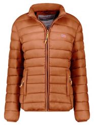 Geographical Norway Kurtka pikowana "Atikolor" w kolorze jasnobrązowym rozmiar: M. Brązowe kurtki damskie Geographical Norway, m, bez wzorów, bez kaptura. Za 184.46 zł.