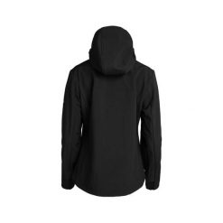 Kurtka damska typu softshell CASTER W z membraną AWPS, termiczna i wiatroszczeln. Czarne kurtki damskie Izas, bez wzorów, z softshellu. Za 326.04 zł.