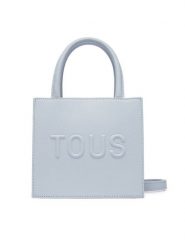TOUS Torebka Cube 2002373933 Niebieski jasny. Niebieskie torebki klasyczne damskie tous, ze skóry, bez dodatków. Za 499.99 zł.