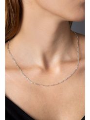Lodie Silver Srebrny naszyjnik - dł. 50 cm rozmiar: onesize. Szare naszyjniki damskie Lodie Silver, srebrne. Za 63.95 zł.