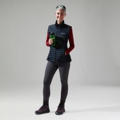 Kamizelka damska Berghaus Nula Micro Vest. Niebieskie kamizelki damskie Berghaus, bez wzorów, bez kaptura. Za 449.99 zł.