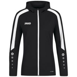 Damska bluza dresowa z kapturem Jako Power. Czarne bluzy damskie JAKO, bez wzorów, z dresówki, z kapturem. Za 386.50 zł.