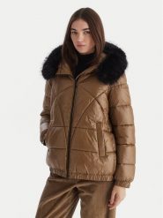 Geox Kurtka zimowa Backsie W5628S T3121 F5212 Brązowy Oversize. Brązowe kurtki damskie Geox, na zimę, s, bez wzorów, z syntetyku, bez kaptura. Za 1,259.00 zł.