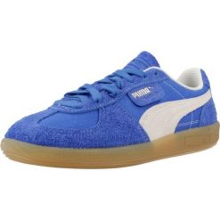 Tenisówki Puma Model Palermo Vintage Kolor Niebieski. Niebieskie trampki damskie Puma, bez wzorów, z gumy, bez zapięcia. Za 397.95 zł.