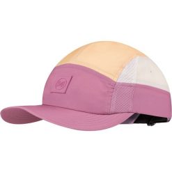 Czapka z daszkiem BUFF 5 PANEL GO CAP DOMUS AZALEA. Czerwone czapki z daszkiem damskie Buff, bez wzorów, z materiału. Za 169.90 zł.