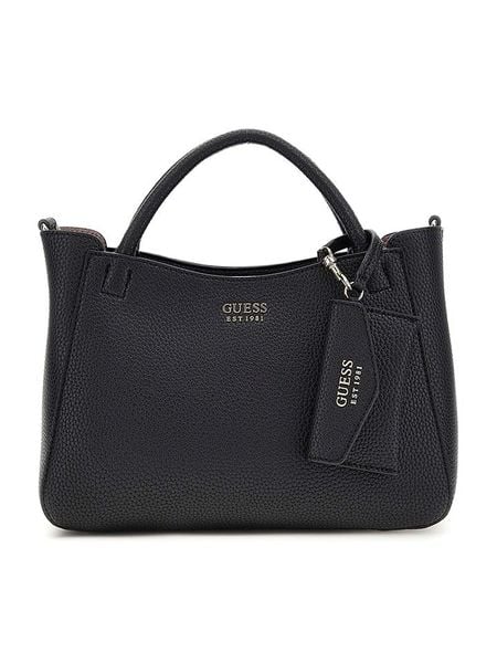 Guess Torebka w kolorze czarnym - 29 x 19 x 10 cm rozmiar: onesize. Czarne torebki klasyczne damskie Guess, z materiału, przez ramię, bez dodatków. Za 434.99 zł.