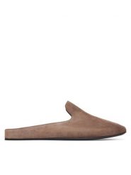 Max Mara Klapki Tessile 2624526051 Brązowy. Brązowe klapki damskie Max Mara, bez wzorów, ze skóry, bez obcasa, bez zapięcia. Za 2,109.00 zł.