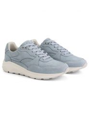 TRAVELIN' Skórzane sneakersy "Rampton" w kolorze błękitnym rozmiar: 40. Niebieskie obuwie sportowe damskie Travelin', bez zapięcia. Za 373.35 zł.