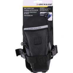 Sakwa torba rowerowa pod siodło na rzepy Dunlop. Czarne torebki klasyczne damskie Dunlop, bez dodatków. Za 36.28 zł.