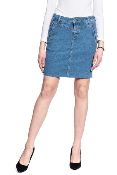 SPÓDNICA JEANSOWA MUSTANG LAURA SKIRT 1010932 5000 586. Spódnice damskie Mustang, bez wzorów, z jeansu. Za 159.99 zł.