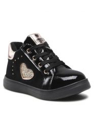 Nelli Blu Sneakersy CM211216-2 Czarny. Czarne buty sportowe dziewczęce Nelli Blu, ze skóry, bez zapięcia. Za 71.99 zł.