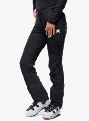 Spodnie skiturowe damskie Mammut Aenergy IN Hybrid Pants. Czarne spodnie sportowe damskie Mammut, na zimę, m, bez wzorów, z materiału, narciarskie. Za 1,057.85 zł.