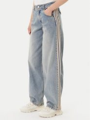 Adidas Jeansy Premium Essentials JY2868 Niebieski Wide Leg. Niebieskie jeansy damskie Adidas. Za 479.99 zł.