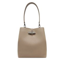 Torebka Longchamp. Brązowe torebki klasyczne damskie Longchamp, bez dodatków. Za 2,639.00 zł.