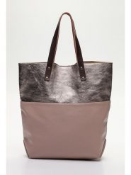 Maison héritage PARIS Skórzany shopper bag "Alon" w kolorze szaroróżowym - 43 x 43 x 12 cm rozmiar: onesize. Różowe shopper bag maison héritage PARIS, bez wzorów, z materiału, na ramię, bez dodatków. Za 260.99 zł.