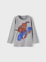 NAME IT Bluzka SPIDER-MAN 13210754 Szary Regular Fit. Szare t-shirty i koszulki chłopięce Name it, bez wzorów, z bawełny, bez kołnierzyka, bez ramiączek. Za 169.99 zł.
