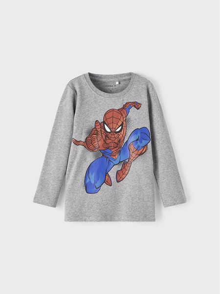NAME IT Bluzka SPIDER-MAN 13210754 Szary Regular Fit. Szare t-shirty i koszulki chłopięce Name it, bez wzorów, z bawełny, bez kołnierzyka, bez ramiączek. Za 169.99 zł.
