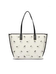 KARL LAGERFELD Torebka B3W30349 Biały. Białe shopper bag KARL LAGERFELD, ze skóry, bez dodatków. Za 1,099.00 zł.