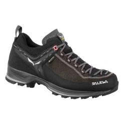 Damskie buty trekkingowe Salewa Mtn Trainer 2 Gtx. Czarne obuwie trekkingowe damskie Salewa, z gore-texu, bez zapięcia. Za 936.40 zł.