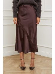 L'armoire de Suzette Spódnica w kolorze brązowym rozmiar: 38/40. Brązowe spódnice damskie L'armoire de Suzette, na co dzień, l, bez wzorów, z koronki, klasyczne, midi. Za 113.90 zł.