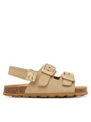 Mayoral Sandały 41803.89 Beżowy. Brązowe sandały chłopięce Mayoral, ze skóry, bez zapięcia. Za 219.99 zł.