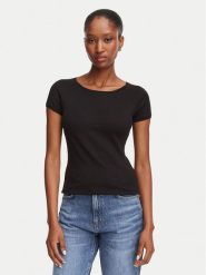 BOSS T-Shirt C_Espia_1 50565989 Czarny Slim Fit. Czarne t-shirty damskie Boss, s, bez wzorów, z bawełny, bez kołnierzyka. Za 214.99 zł.