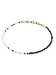 COEUR DE LION Naszyjnik z elementami ozdobnymi - dł. 43 cm rozmiar: onesize. Białe naszyjniki damskie COEUR DE LION, z hematytem, ze stali. Za 304.99 zł.