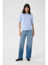 Kaffe Sweter w kolorze błękitnym rozmiar: XS. Niebieskie swetry klasyczne damskie Kaffe, xs, bez kołnierzyka. Za 60.99 zł.