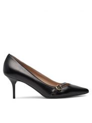 LOVE MOSCHINO Szpilki JA10527G0LIA0000 Czarny. Czarne szpilki damskie Love Moschino, bez wzorów, ze skóry, bez obcasa, na szpilce, bez zapięcia. Za 739.99 zł.