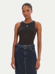 HUGO Body Dasiel 50545196 Czarny Slim Fit. Czarne body i gorsety Hugo, bez wzorów, z syntetyku. Za 299.99 zł.