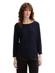 Tom Tailor Sweter w kolorze granatowym rozmiar: S. Niebieskie swetry klasyczne damskie Tom Tailor, s, z wiskozy, bez kołnierzyka. Za 127.65 zł.